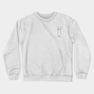 Minimalist Drink Cocktail Pina Colada Crewneck Sweatshirt